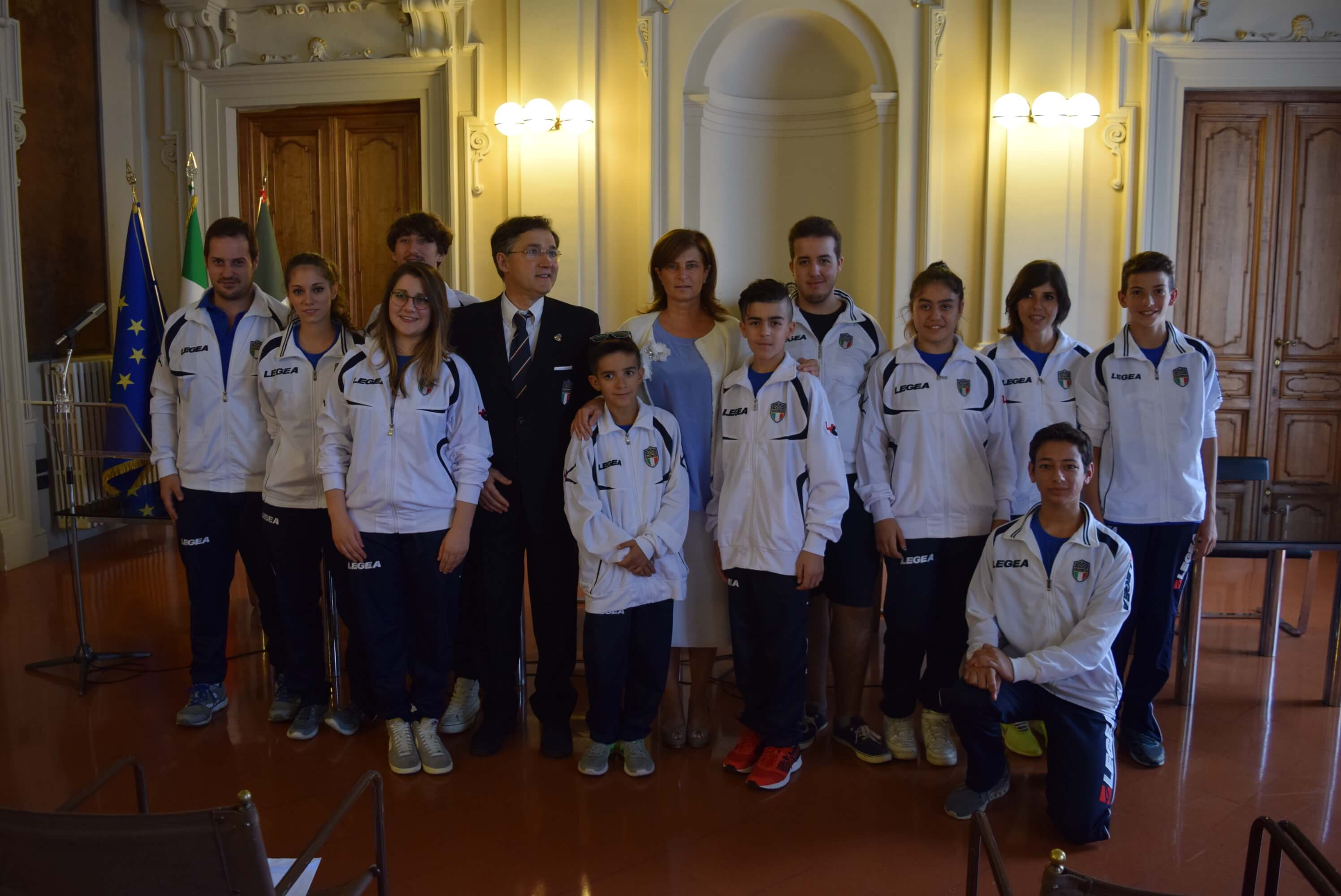 SPORT: LA PRESIDENTE PORZI HA RICEVUTO STAMANI A PALAZZO CESARONI I GIOVANI ATLETI DELL’ACCADEMIA KARATE GOJU – RYU, IN PARTENZA PER I CAMPIONATI EUROPEI IN AUSTRIA