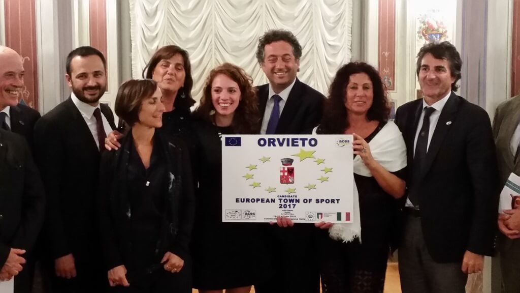 ORVIETO E’ CITTA’ EUROPEA DELLO SPORT 2017