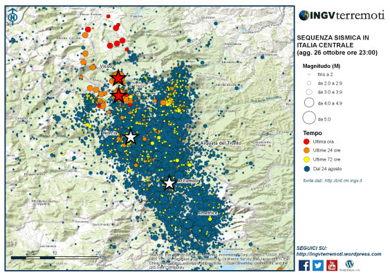 TERREMOTO COLPISCE L’ITALIA CENTRALE