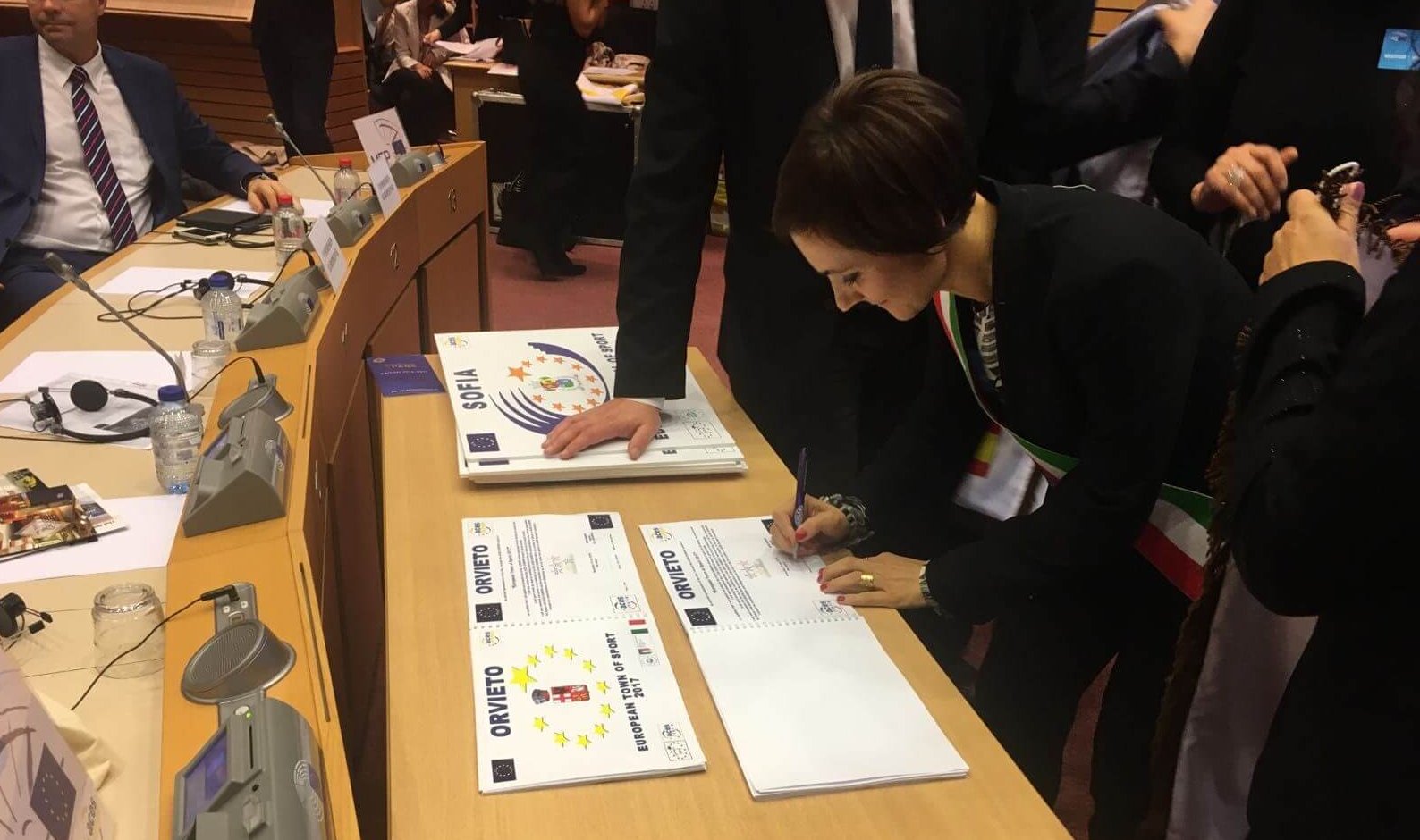 PER ORVIETO RICONOSCIMENTO DI “COMUNE EUROPEO DELLO SPORT 2017” AL PARLAMENTO EUROPEO