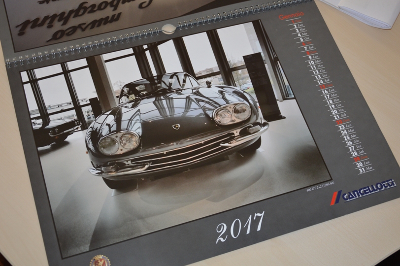 AUTOMOBILE CLUB PERUGIA, TRIBUTO ALLE LAMBORGHINI NEL CALENDARIO 2017