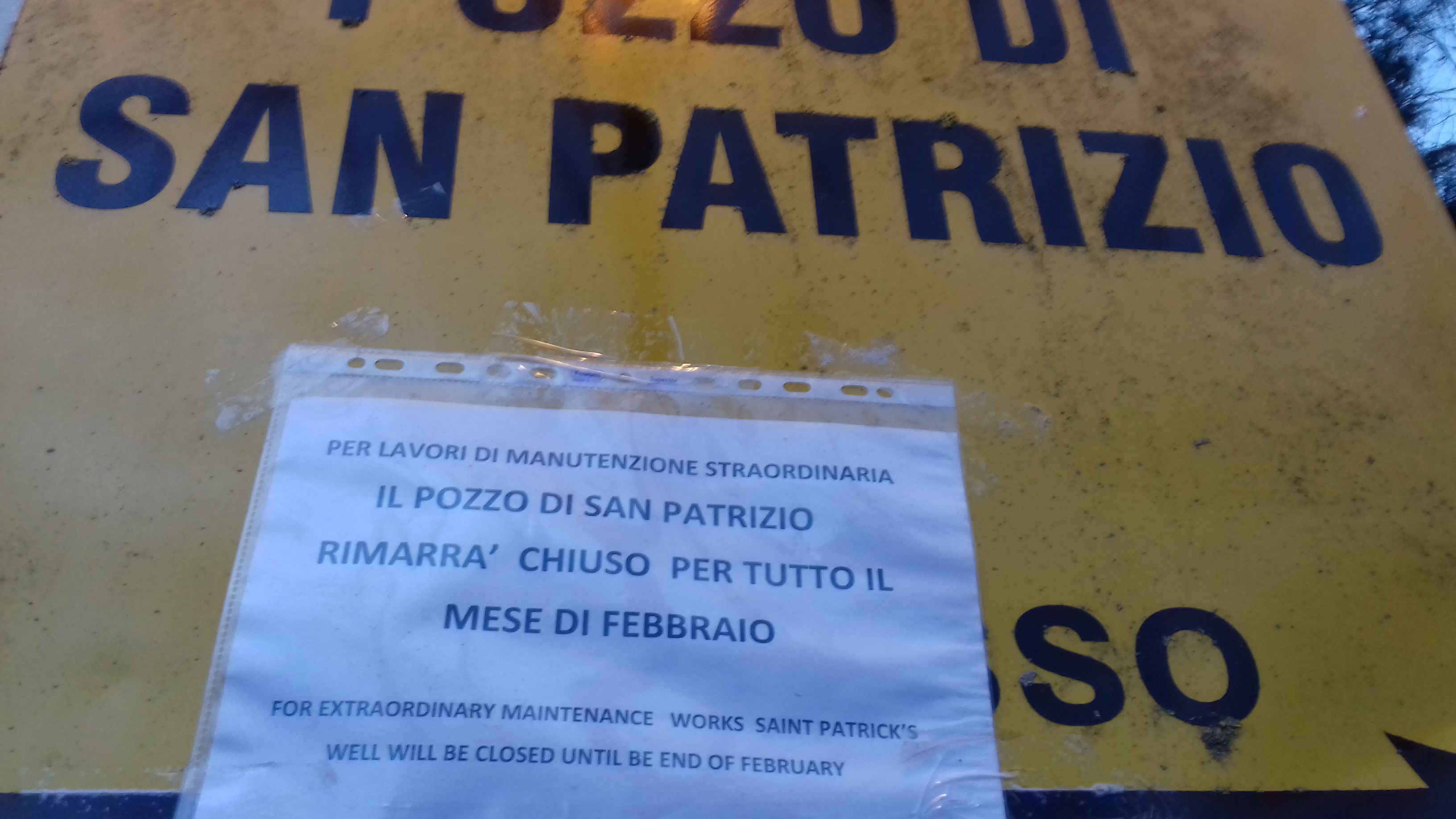 OLIMPIERI: “POZZO di SAN PATRIZIO? ENNESIMO FLOP!“