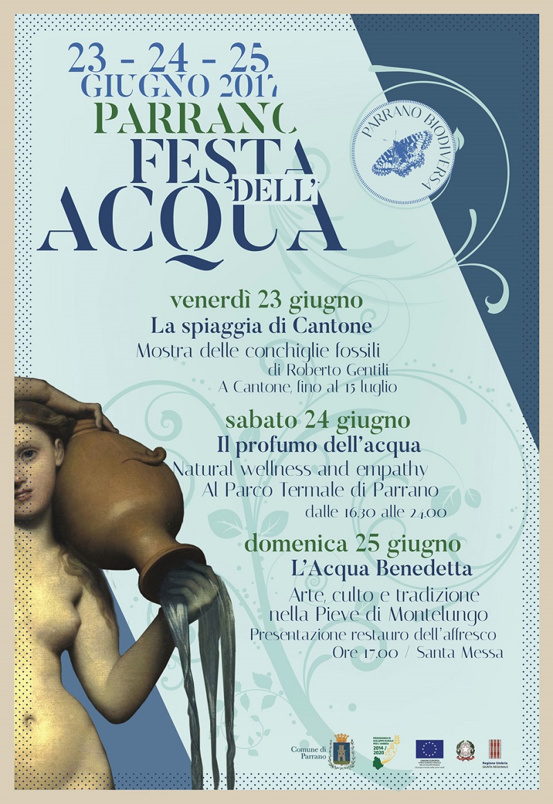 PARRANO, “FESTA DELL’ACQUA” DAL 23 AL 25 GIUGNO 2017