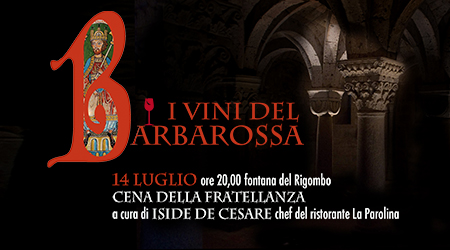 CENA DELLA FRATELLANZA A CURA DI ISIDE DE CESARE – CHEF DEL RISTORANTE LA PAROLINA IL 14 LUGLIO 2017.
