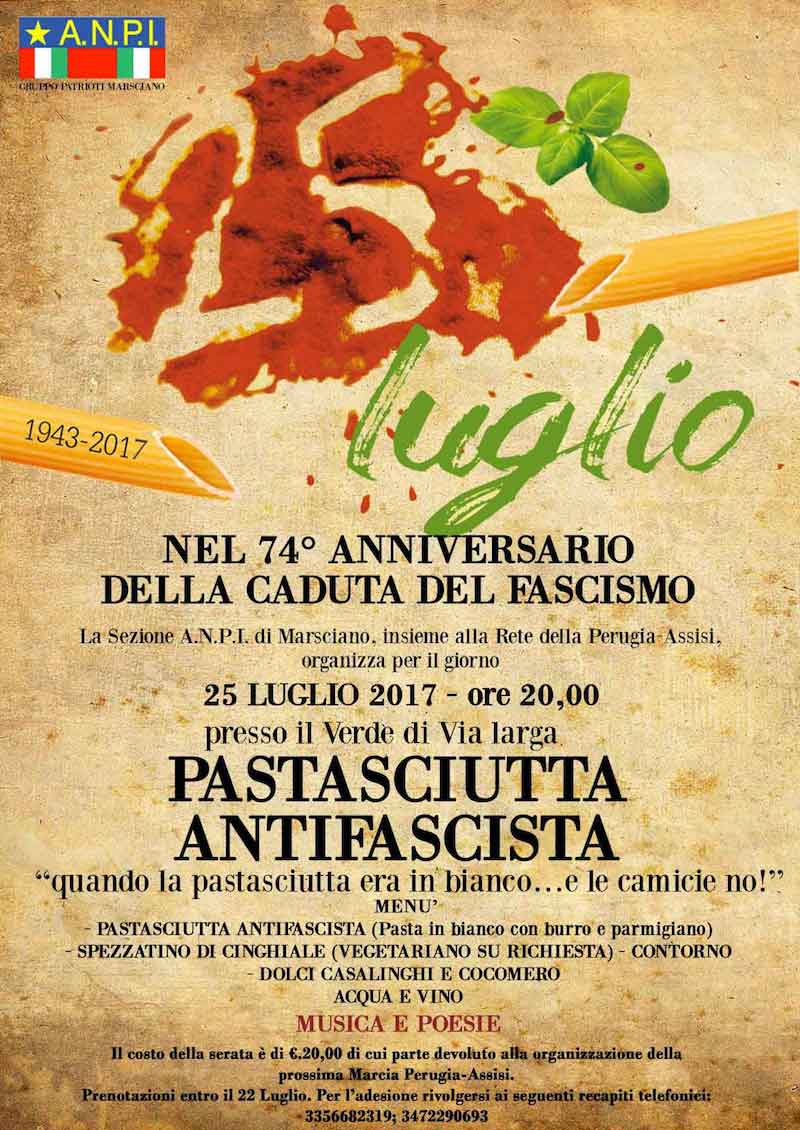 UNA PASTASCIUTTA CONTRO IL FASCISMO.