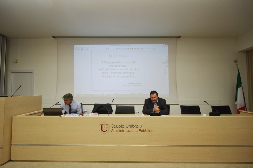 VILLA UMBRA: CORSO SU RUP ED APPALTI CON I COMUNI DEL TERREMOTO.