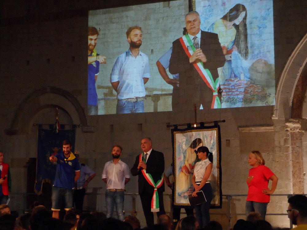NOCERA UMBRA, BORGO SAN MARTINO SI AGGIUDICA IL PALIO DEI QUARTIERI.