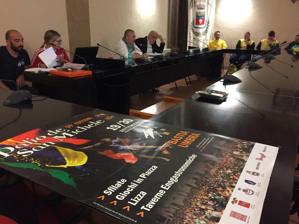 PRESENTAZIONE DEL MANIFESTO 2017 E DEL PROGRAMMA UFFICIALE DELLA 55A EDIZIONE DEL PALIO DE SAN MICHELE.
