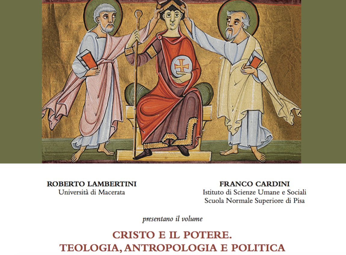 PRESENTAZIONE DEL VOLUME: “CRISTO E IL POTERE. TEOLOGIA, ANTROPOLOGIA E POLITICA”.