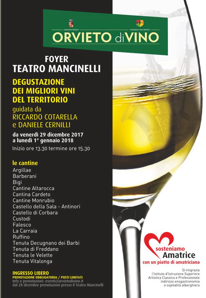 GRANDE SUCCESSO PER IL BINOMIO UMBRIA JAZZ WINTER E I VINI DEL CONSORZIO VINO DI ORVIETO.