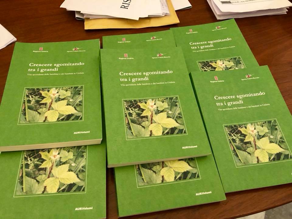 “CRESCERE SGOMITANDO TRA I GRANDI”, L’AUR PRESENTA MERCOLEDÌ’ 21 I RISULTATI DI UNA RICERCA SULL’INFANZIA IN UMBRIA.