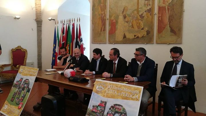 TORNEO MINIRUGBY “CITTA DI PERUGIA”: BARTOLINI “UN GRANDE GIORNO DI SPORT E FESTA CHE FA ANCHE APPREZZARE LE BELLEZZE DELL’UMBRIA”.