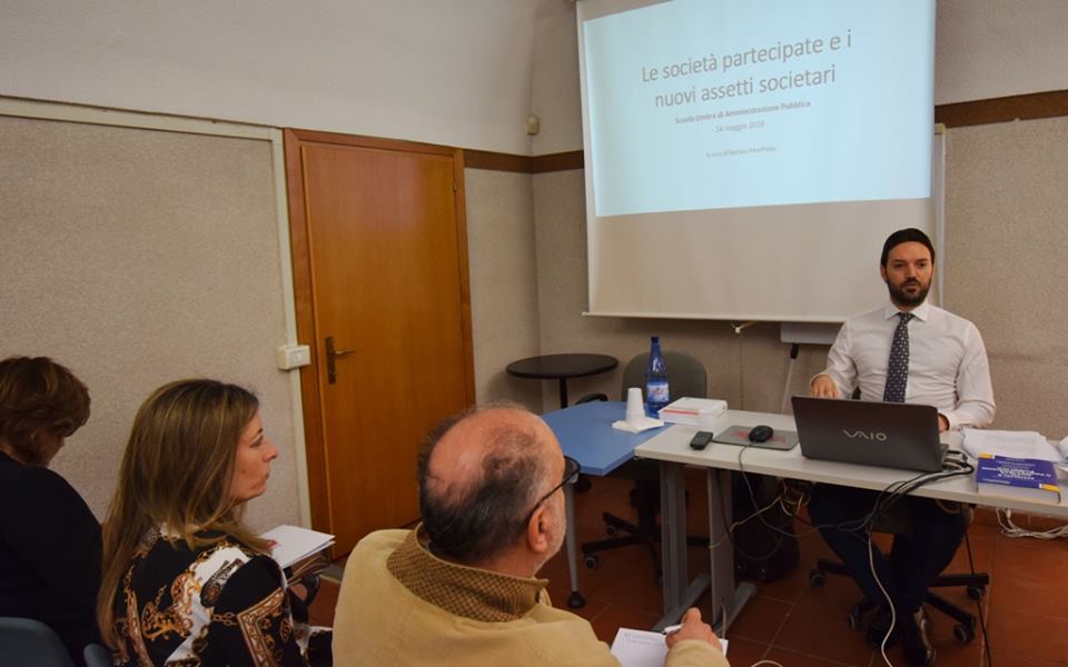 A VILLA UMBRA CORSO DAL TITOLO LE SOCIETA’ PARTECIPATE DAGLI ENTI PUBBLICI: RISORSE O PROBLEMI ?