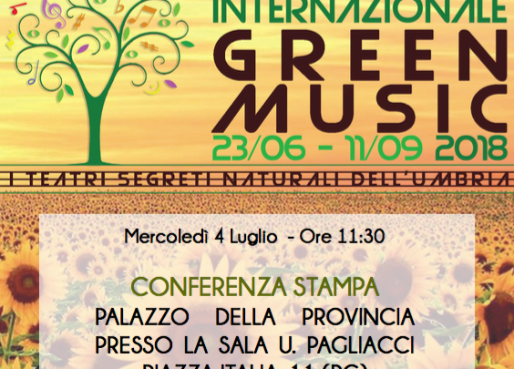 FESTIVAL INTERNAZIONALE GREEN MUSIC (15 LUGLIO – 11 SETTEMBRE).