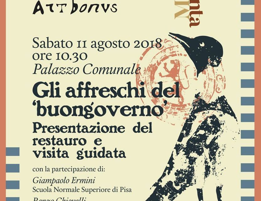 PRESENTAZIONE DEL RESTAURO E VISITA GUIDATA AGLI AFFRESCHI DEL “BUON GOVERNO”.