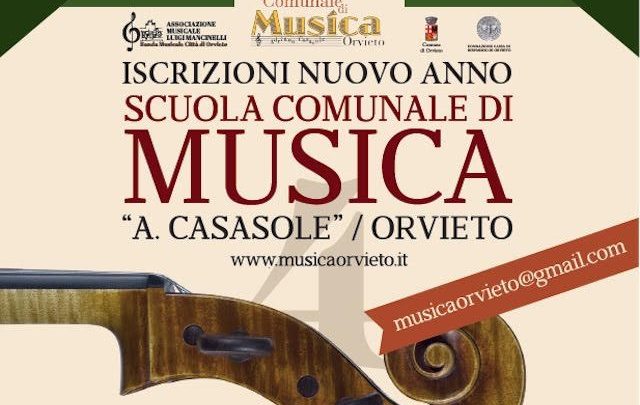 NUOVO ANNO SCOLASTICO PER LA SCUOLA COMUNALE DI MUSICA DI ORVIETO.