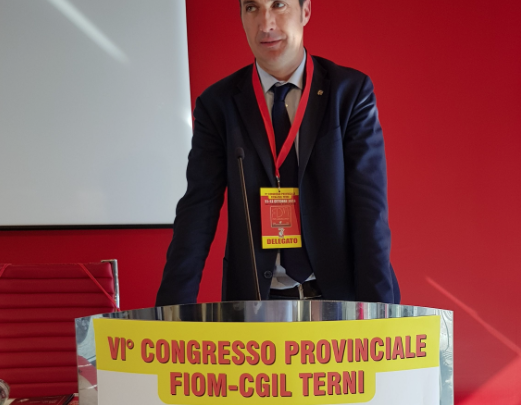 FIOM CGIL TERNI: CIPOLLA CONFERMATO SEGRETARIO GENERALE.