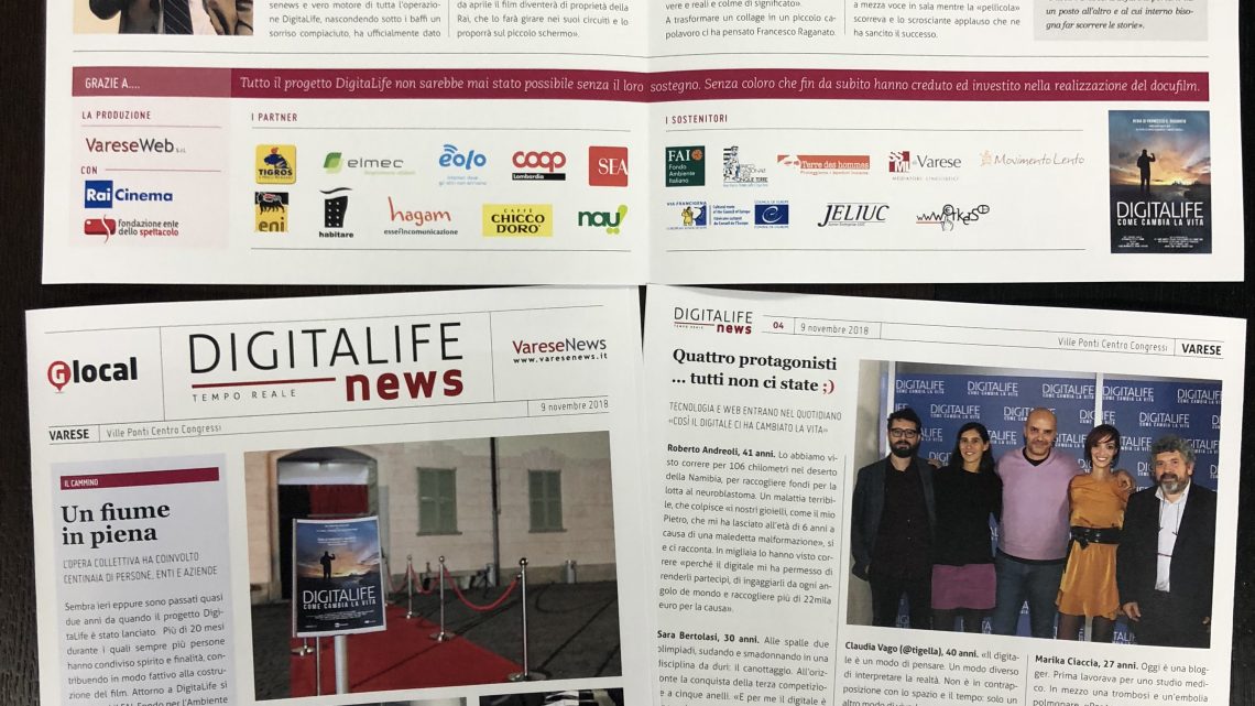 A GLOCAL, IL FESTIVAL DEL GIORNALISMO DIGITALE, PRESENTATO IL GIORNALE DI CARTA IN TEMPO REALE.