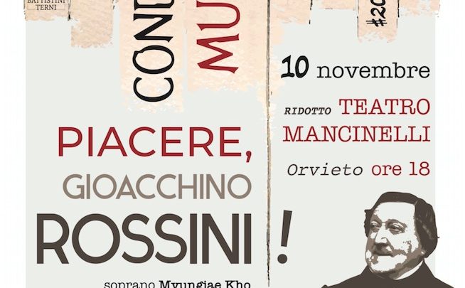 CONDIVISIONI MUSICALI #2018 – IL CONCERTO NARRATIVO “PIACERE, GIOACCHINO ROSSINI”