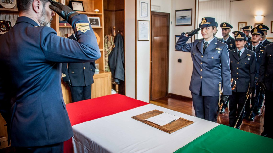 CERIMONIA DEI GRADI PER I 143 FREQUENTATORI DEL 19° CORSO NORMALE ZEPHIR A VITERBO.