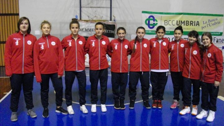 UNDER 14 AZZURRA ORVIETO:LE RAGAZZE DI DE FRAIA SUPERANO SANSEPOLCRO.