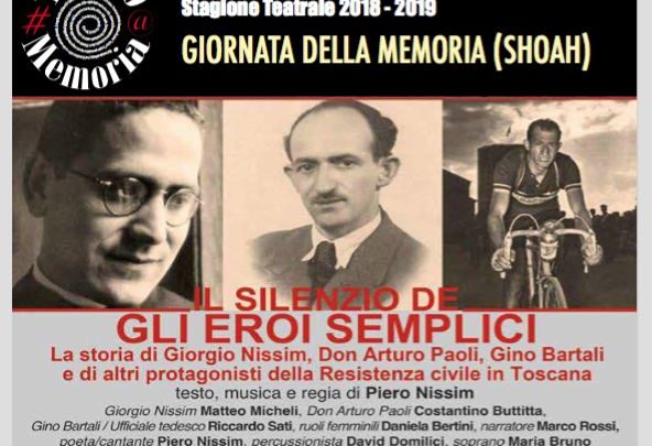 “GIORNO DELLA MEMORIA”: AL TEATRO MANCINELLI LO SPETTACOLO “IL SILENZIO DEGLI EROI SEMPLICI”