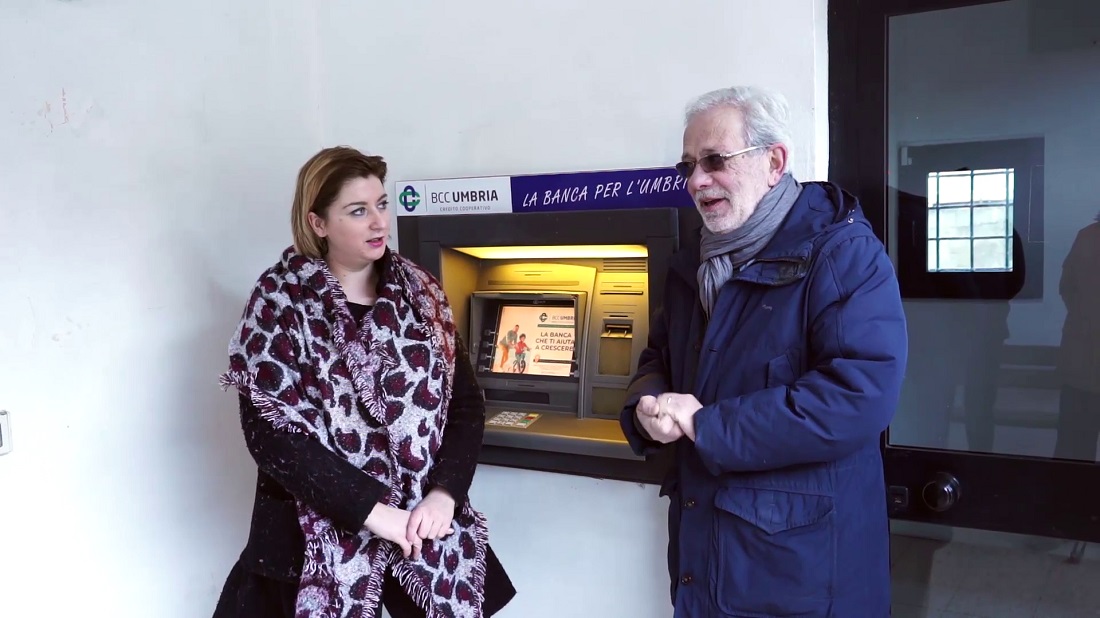 MONTE SANTA MARIA TIBERINA, BCC UMBRIA RIPRISTINA IL BANCOMAT A GIOIELLO