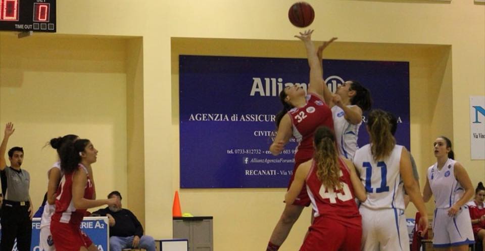 SERIE A2 BASKET FEMMINILE: CIVITANOVA MARCHE – AZZURRA ORVIETO 80-59