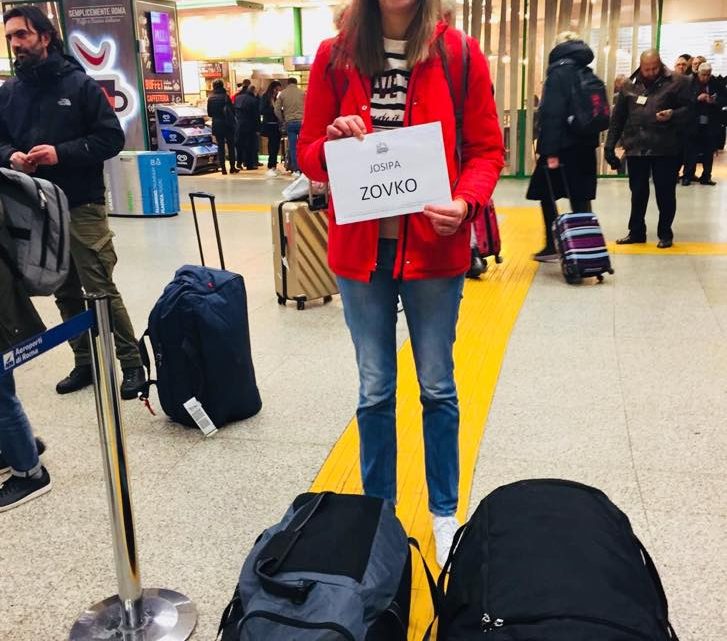 JOSIPA E’ SBARCATA A FIUMICINO. ARRIVATA IL NUOVO ACQUISTO IN CASA AZZURRA ORVIETO.