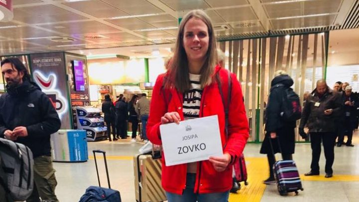 JOSIPA E’ SBARCATA A FIUMICINO. ARRIVATA IL NUOVO ACQUISTO IN CASA AZZURRA ORVIETO.