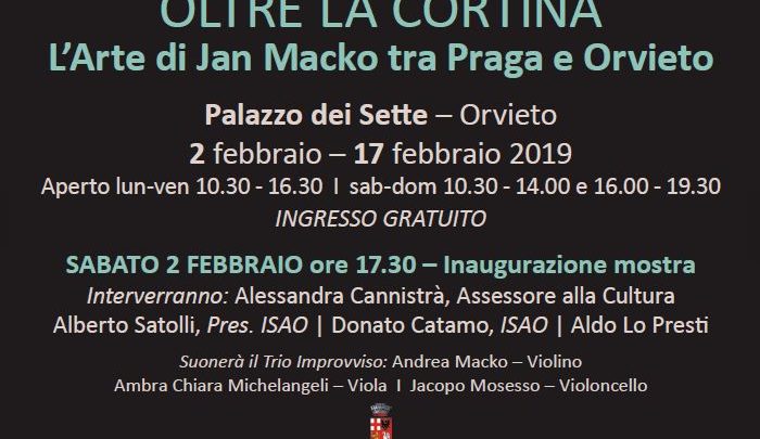 “OLTRE LA CORTINA, L’ARTE DI JAN MACKO TRA PRAGA E ORVIETO” IN MOSTRA A PALAZZO DEI SETTE DI ORVIETO