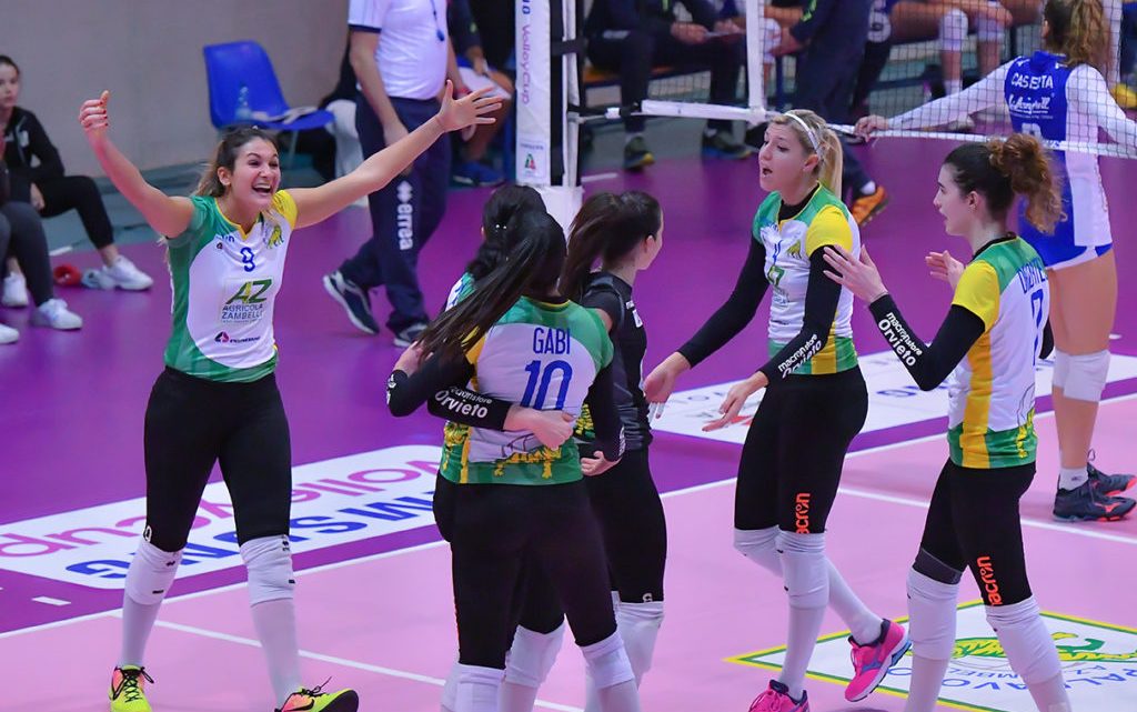 LA ZAMBELLI ORVIETO CONCLUDE UNO SCOPPIETTANTE 2018 BATTENDO PINEROLO