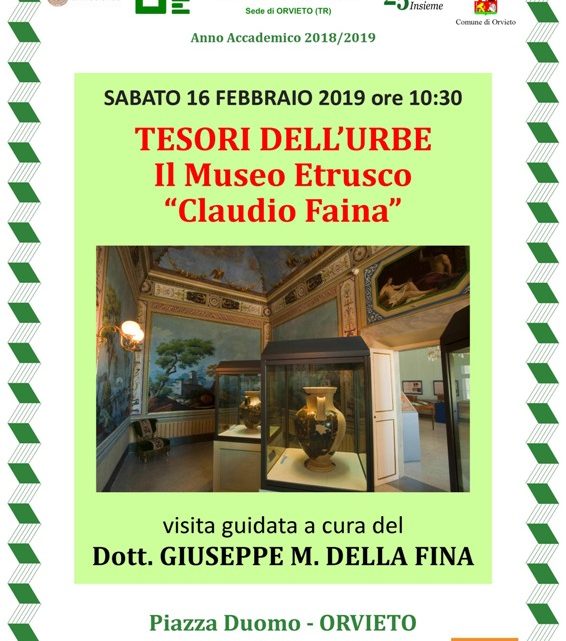 PROGETTO “I TESORI DELL’URBE”: VISITA AL MUSEO ETRUSCO “C.FAINA”.