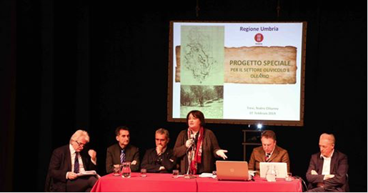 A TREVI IL PROGETTO OLIO. CECCHINI “STRATEGICO PER L’UMBRIA”.