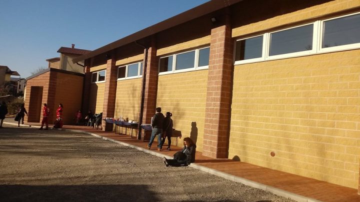 INAUGURATA A PACIANO NUOVA PALESTRA COMUNALE FINANZIATA DALLA REGIONE.