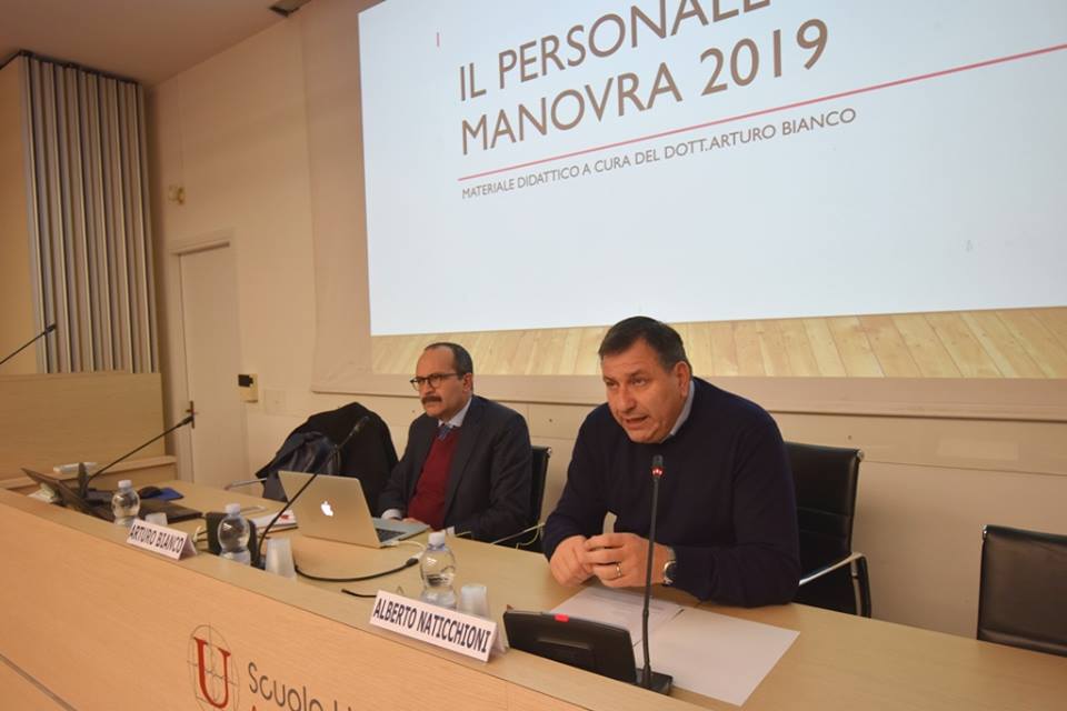 PERSONALE P.A. DOPO LEGGE DI BILANCIO; CORSO A VILLA UMBRA.