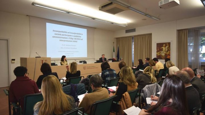 INCARICHI IN SOCIETA’ PARTECIPATE, CORSO A VILLA UMBRA.