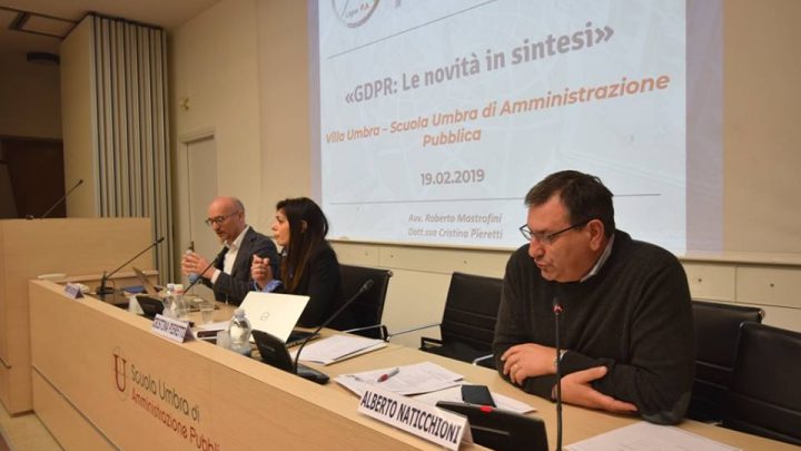 NUOVO REGOLAMENTO PRIVACY, VILLA UMBRA ISTITUIRA’ FORUM.