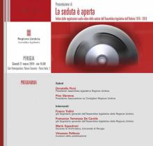 ASSEMBLEA LEGISLATIVA: “LA SEDUTA È APERTA”, LE REGISTRAZIONI DELLE SEDUTE CONSILIARI DAL 1970 AL 2018. PUBBLICAZIONE CURATA DA VINCENZO PELLICCIA – PRESENTAZIONE DOMANI, 21 MARZO ORE 16, PALAZZO CESARONI. II LANCIO