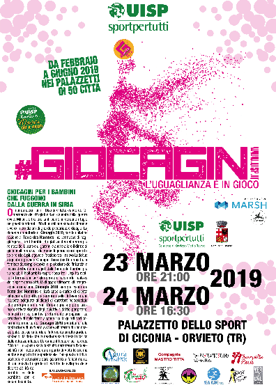 “GIOCAGIN 2019” TORNA AD ORVIETO LA MANIFESTAZIONE DELLA UISP CHE CONIUGA DIVERTIMENTO E SOLIDARIETA’
