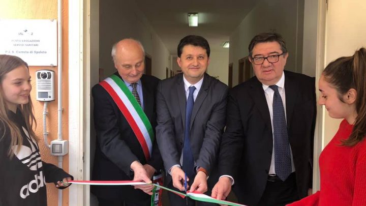 ASSESSORE BARBERINI INTERVIENE ALL’INAUGURAZIONE DEL NUOVO PUNTO SERVIZI DELL’USL UMBRIA 2