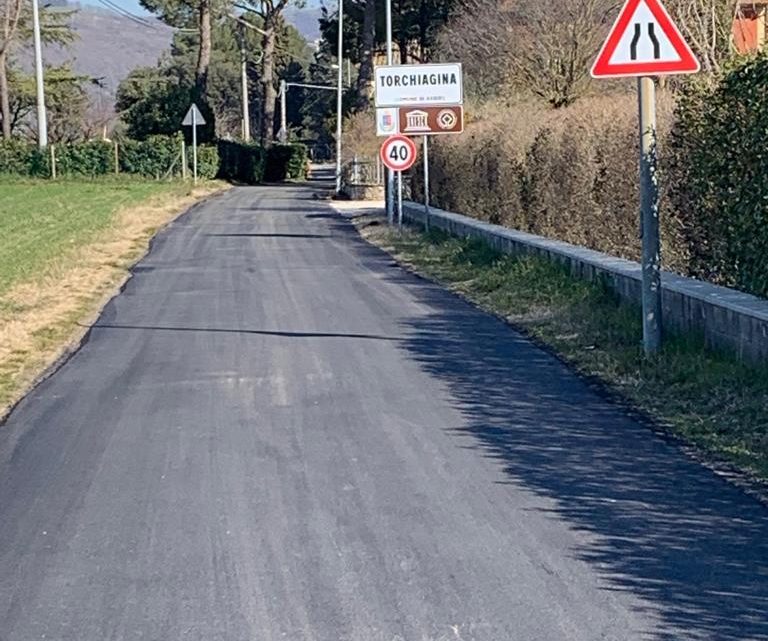 PIANO STRADE 2, LAVORI A TORCHIAGINA, PALAZZO, SAN VITALE-VIOLE  E ROCCA SANT’ANGELO