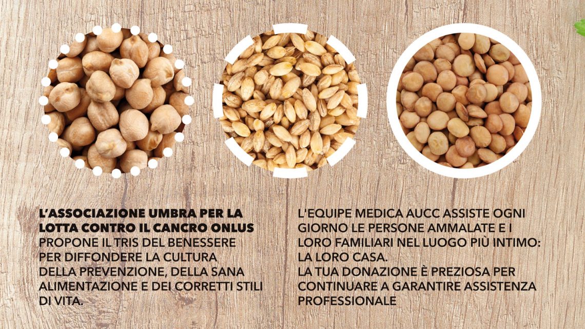 IL TRIS DEL BENESSERE – L’AUCC LANCIA LA NUOVA CAMPAGNA DI RACCOLTA FONDI PER FINANZIARE L’ASSISTENZA ONCOLOGICA DOMICILIARE