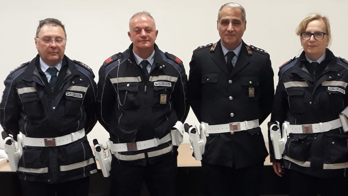ARMATI GLI AGENTI DELLA POLIZIA LOCALE DI ORVIETO