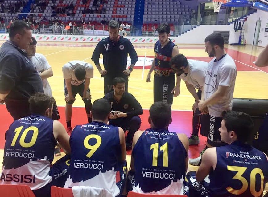 PLAY-OFF SERIE C SILVER: UNA GRANDE VIRTUS ASSISI VINCE A CHIETI 74-82 E CHIUDE LA SERIE STACCANDO IL PASS PER IL TURNO SUCCESSIVO