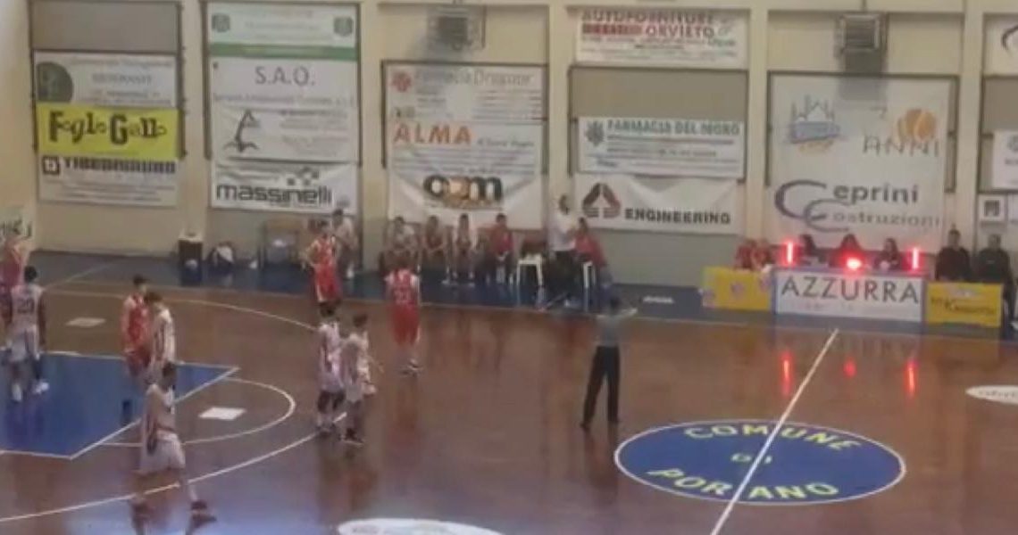 PLAYOFF G1: L’ORVIETO BASKET SUPERA LA TASP TERAMO E PAREGGIA LA SERIE