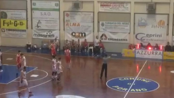 PLAYOFF G1: L’ORVIETO BASKET SUPERA LA TASP TERAMO E PAREGGIA LA SERIE