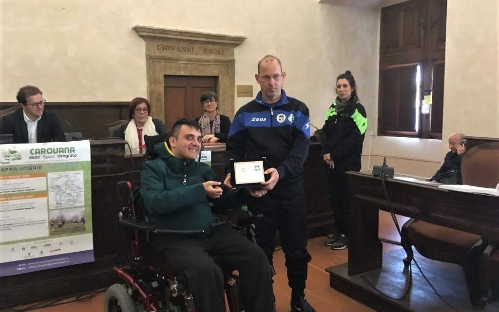 NARNI, OGGI CHIUSURA DUE GIORNI CAROVANA DELLO SPORT INTEGRATO