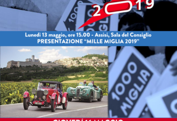 CONFERENZA  STAMPA LUNEDI’ 13 MAGGIO  PRESENTAZIONE DELLA “MILLE MIGLIA 2019”