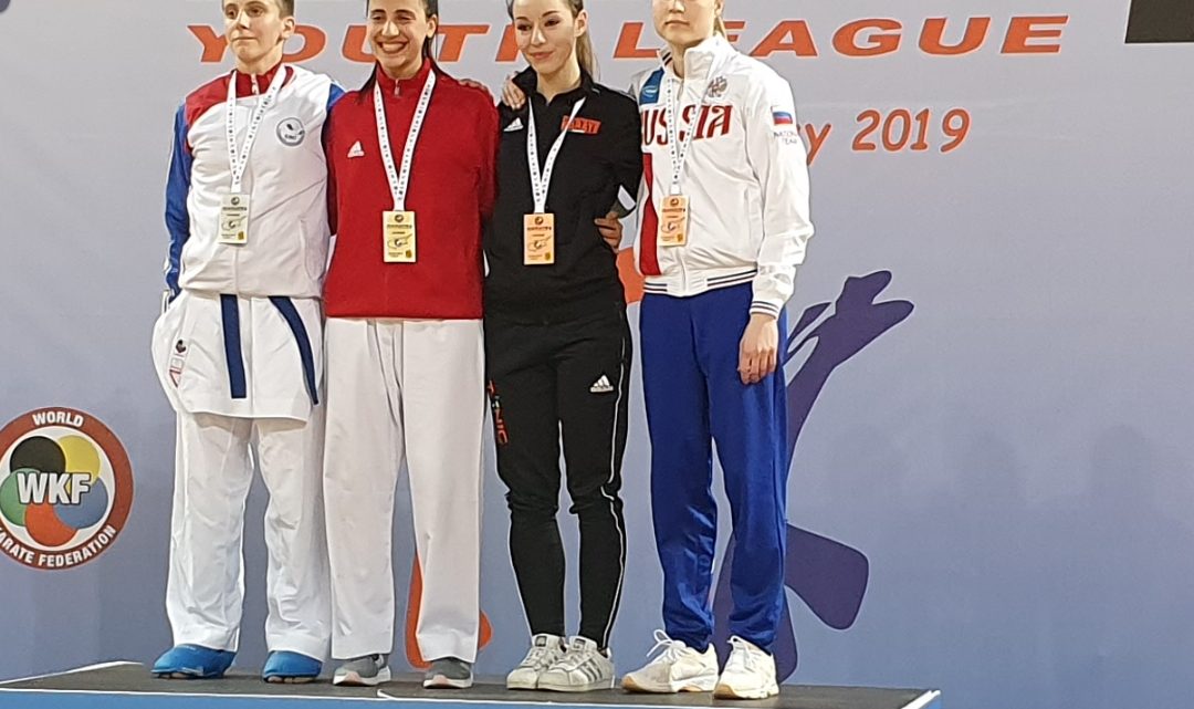 OTTIMA PROVA DI ANITA PAZZAGLIA ALLA COPPA DEL MONDO GIOVANILE WORLD KARATE FEGATINO K1 A CIPRO.